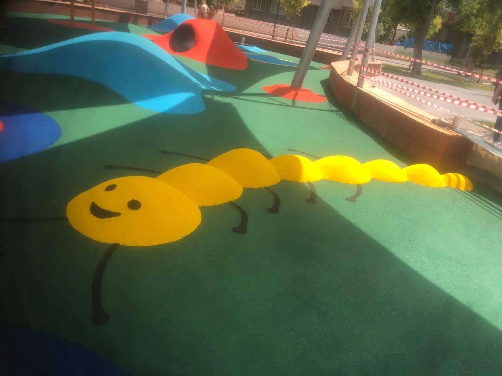 Uşaq meydançası üçün monolit örtük — 2